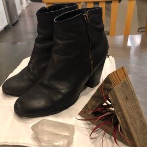NORDSTROM Leather Ankle Boots
